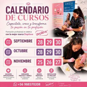 DIPLOMADO INTENSIVO DEPILACIÓN OCTUBRE 2026 - WAXING ACADEMY CHILE